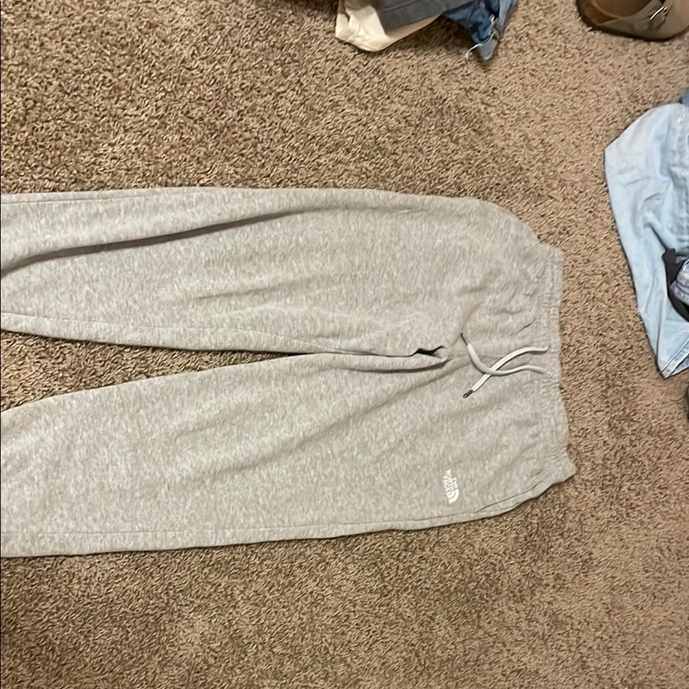 The North Face Light Gray Sweatpants